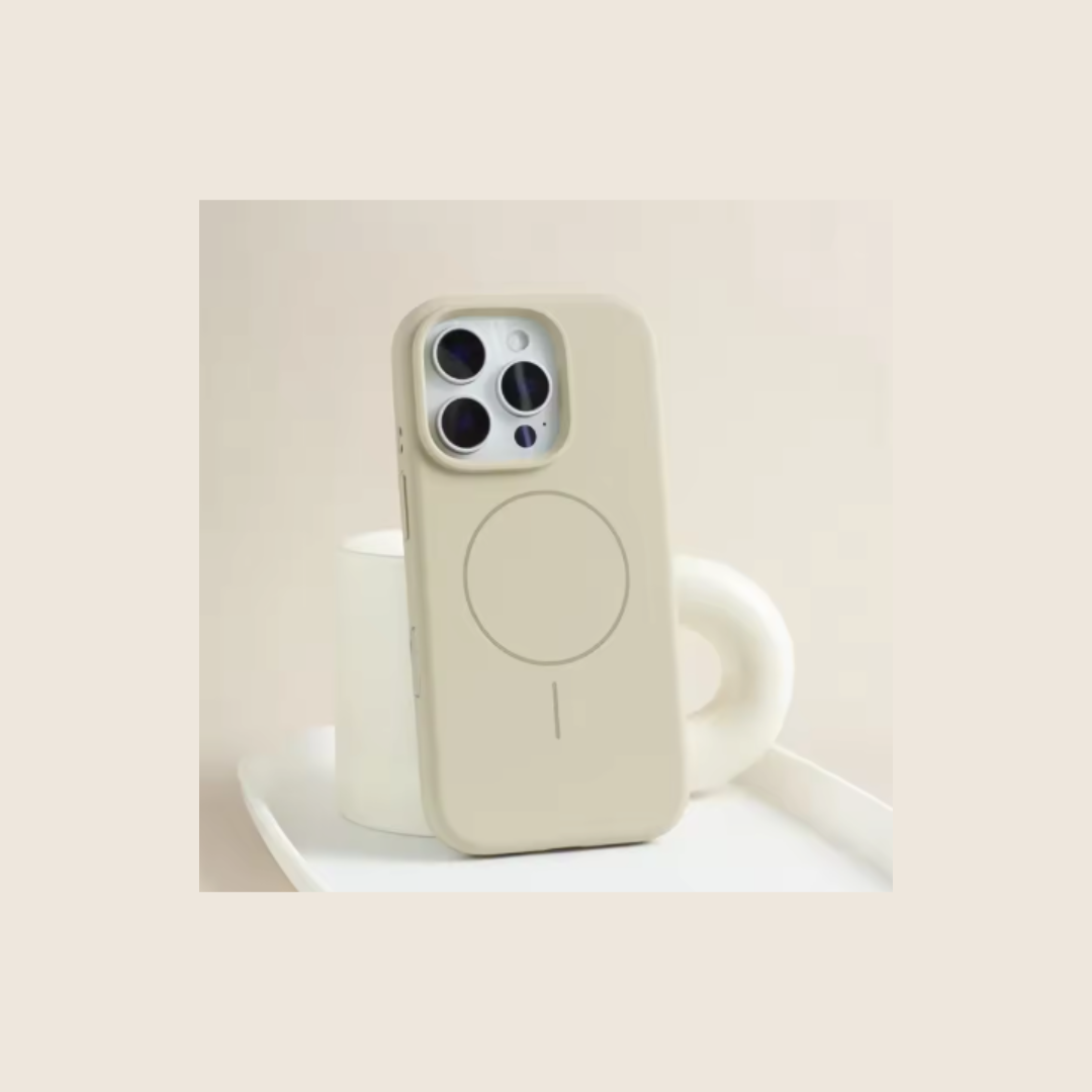 Pastel Colour Liquid Silicone Magsafe Phone Case for iPhone