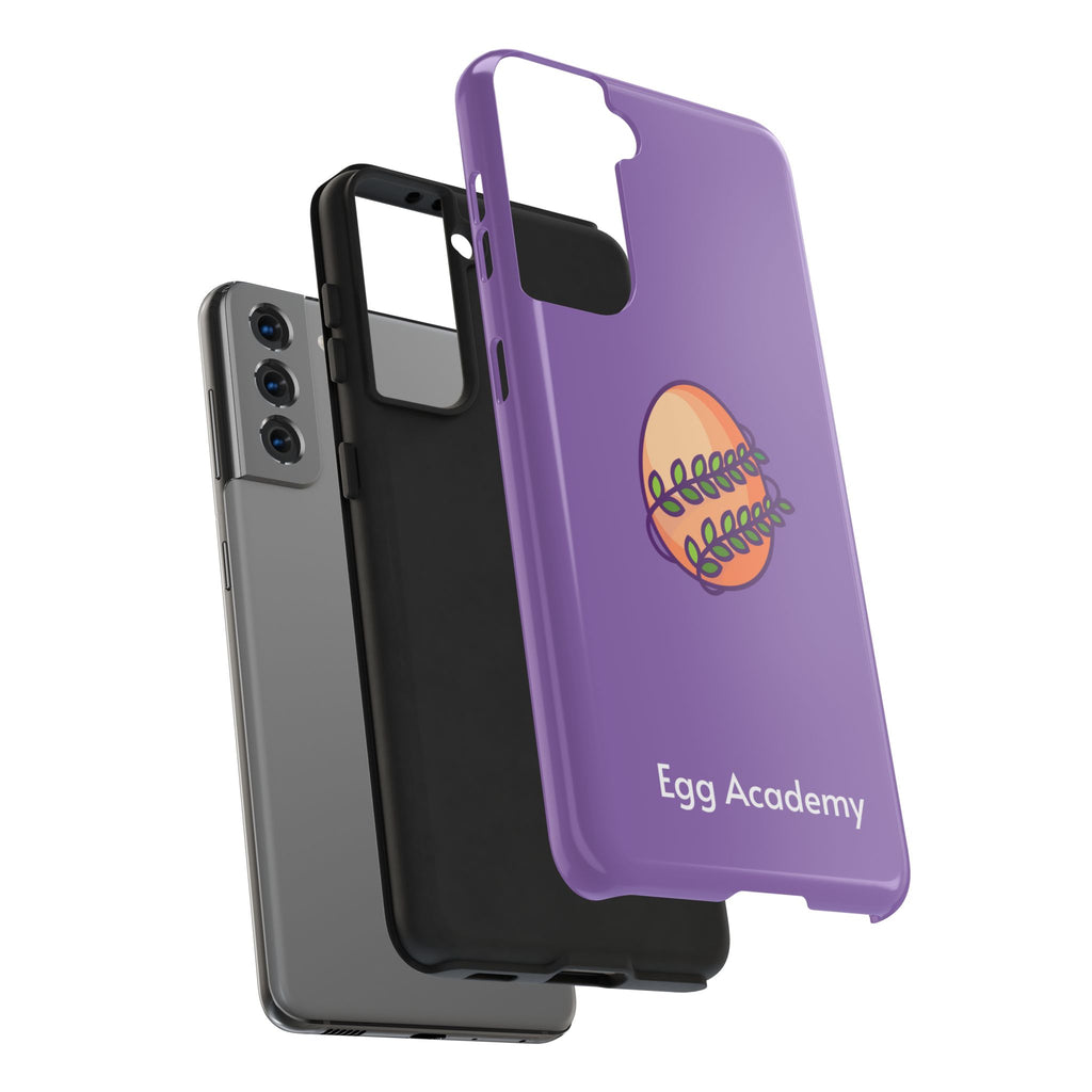 Egg Academy Tough Phone Case, Durable Phone Cover, Fun Phone Accessory, Unique Gift Idea, Cute Tech Gear