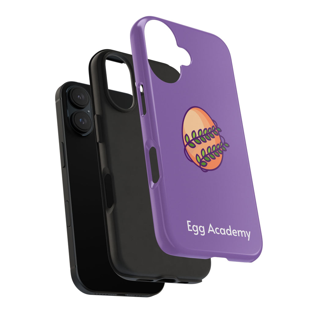 Egg Academy Tough Phone Case, Durable Phone Cover, Fun Phone Accessory, Unique Gift Idea, Cute Tech Gear