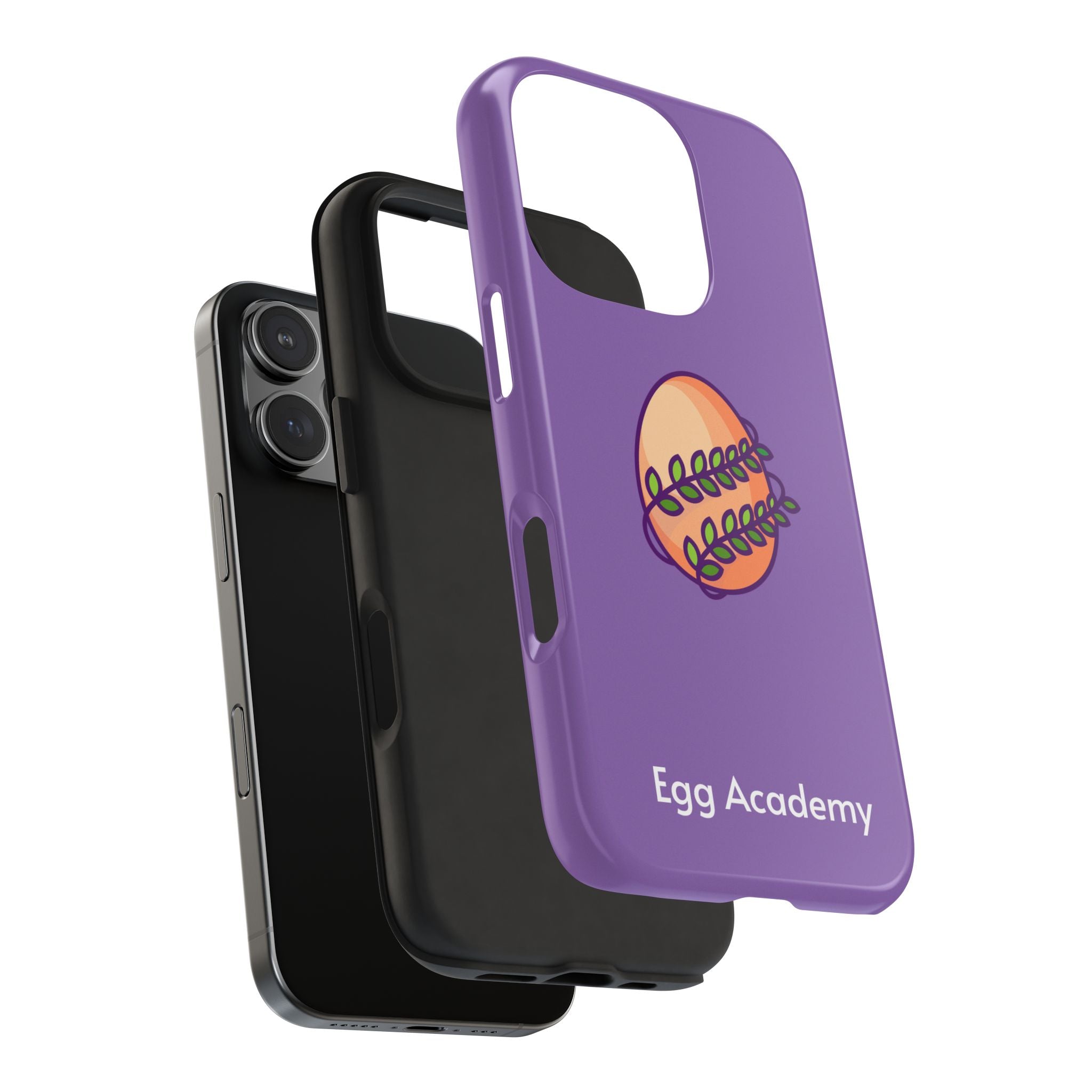 Egg Academy Tough Phone Case, Durable Phone Cover, Fun Phone Accessory, Unique Gift Idea, Cute Tech Gear