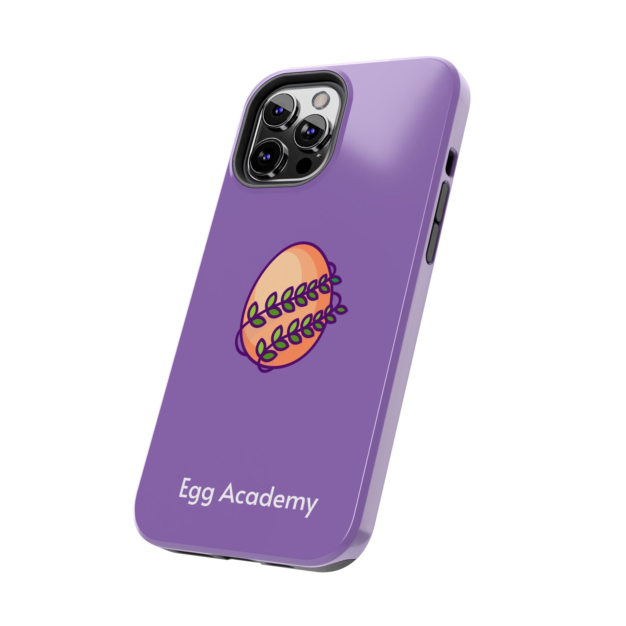 Egg Academy Tough Phone Case, Durable Phone Cover, Fun Phone Accessory, Unique Gift Idea, Cute Tech Gear