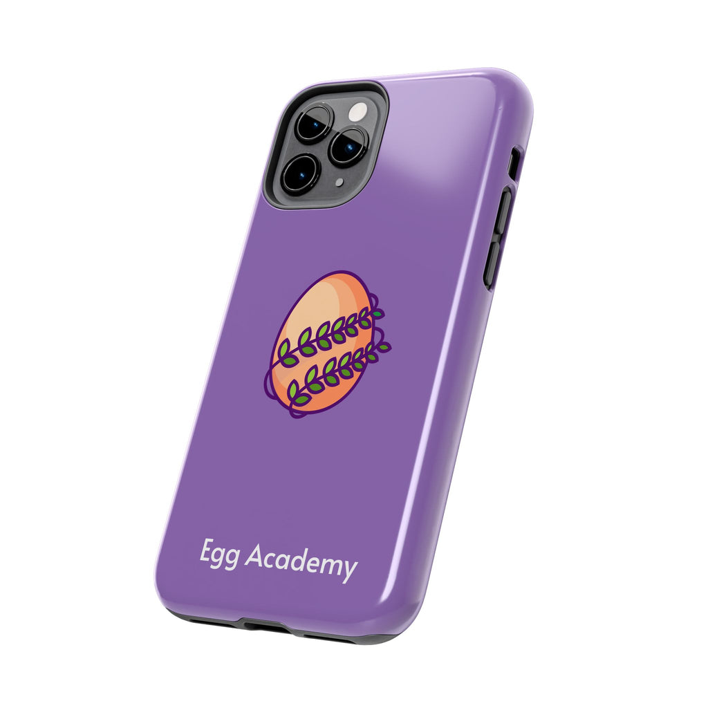 Egg Academy Tough Phone Case, Durable Phone Cover, Fun Phone Accessory, Unique Gift Idea, Cute Tech Gear