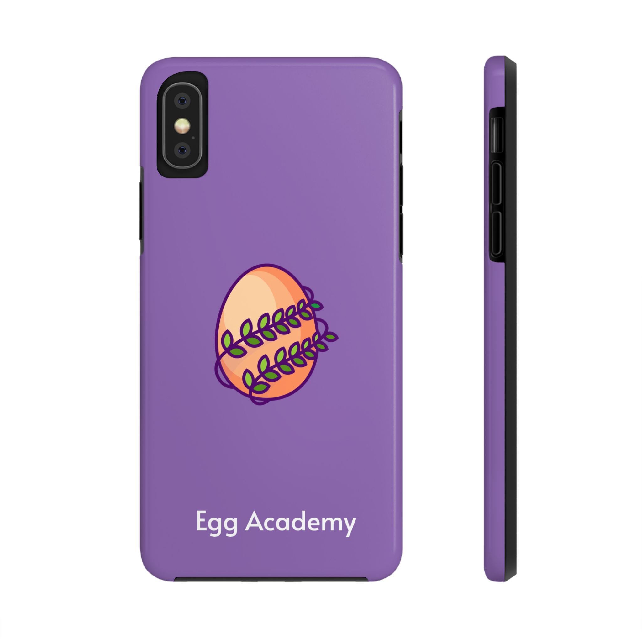 Egg Academy Tough Phone Case, Durable Phone Cover, Fun Phone Accessory, Unique Gift Idea, Cute Tech Gear