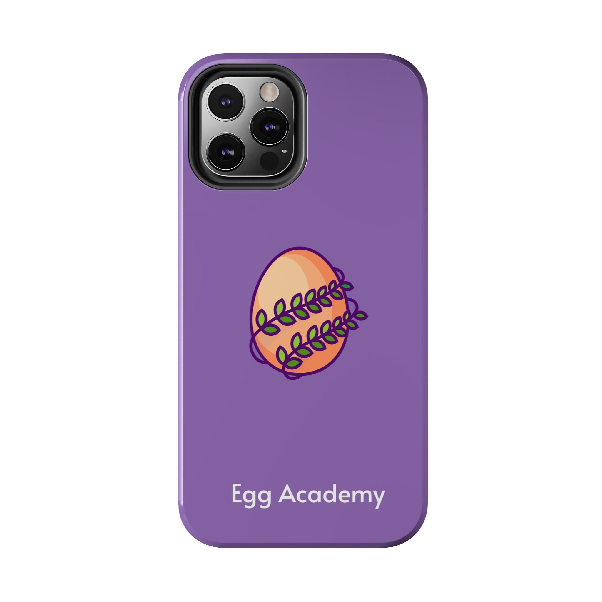 Egg Academy Tough Phone Case, Durable Phone Cover, Fun Phone Accessory, Unique Gift Idea, Cute Tech Gear