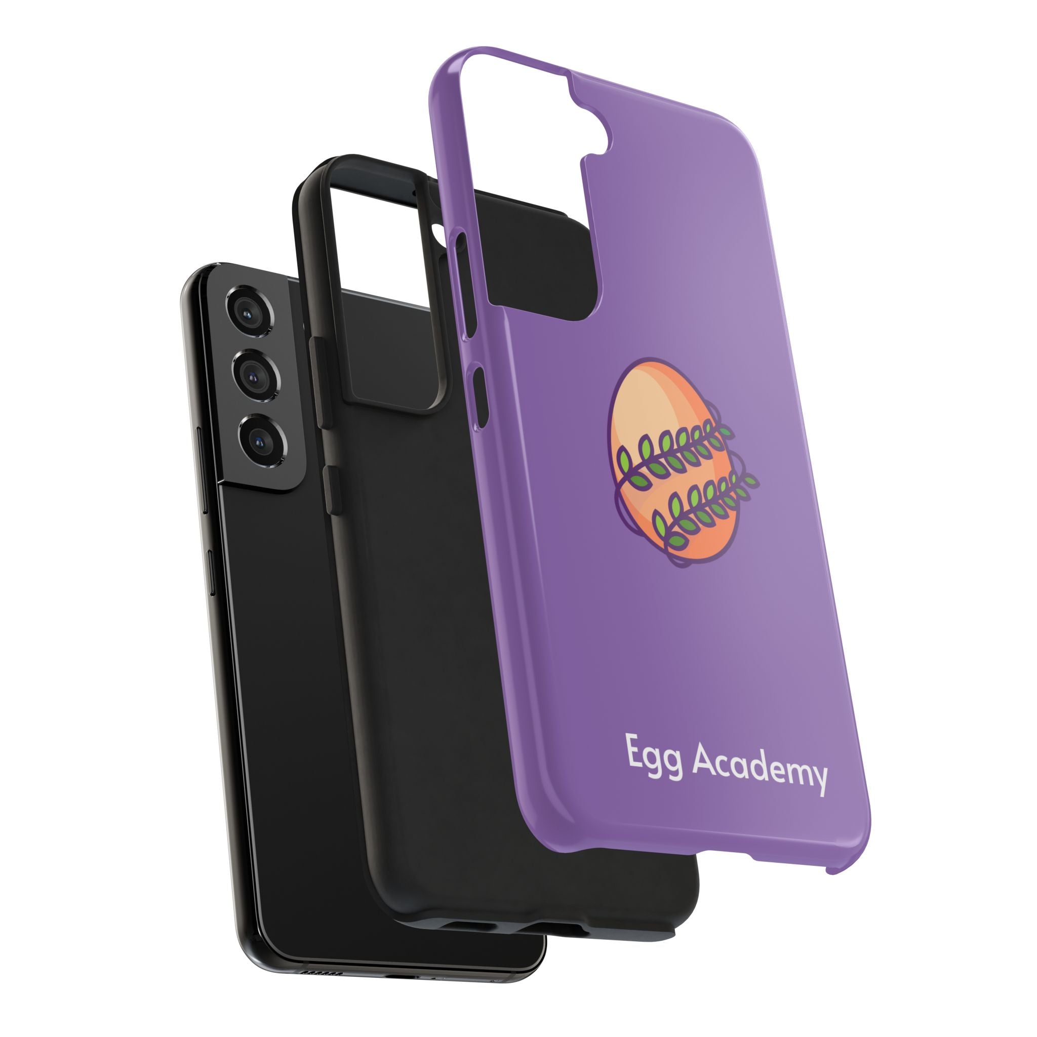 Egg Academy Tough Phone Case, Durable Phone Cover, Fun Phone Accessory, Unique Gift Idea, Cute Tech Gear
