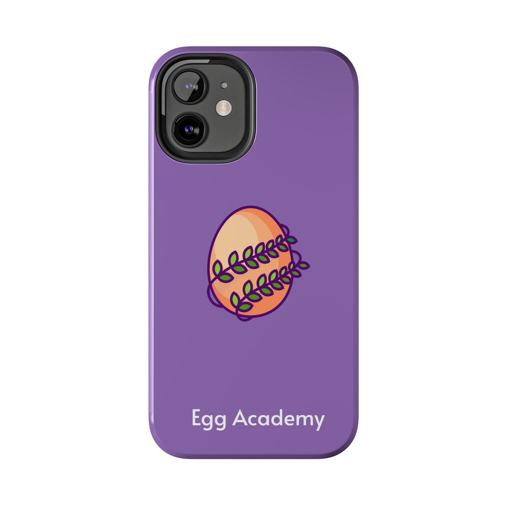 Egg Academy Tough Phone Case, Durable Phone Cover, Fun Phone Accessory, Unique Gift Idea, Cute Tech Gear