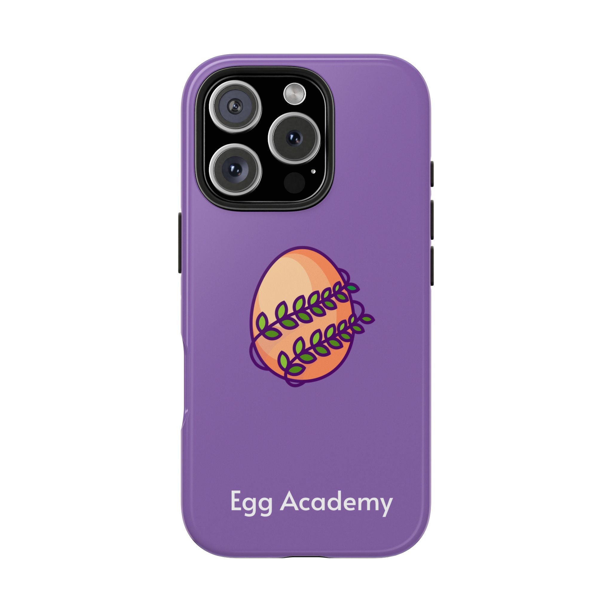 Egg Academy Tough Phone Case, Durable Phone Cover, Fun Phone Accessory, Unique Gift Idea, Cute Tech Gear