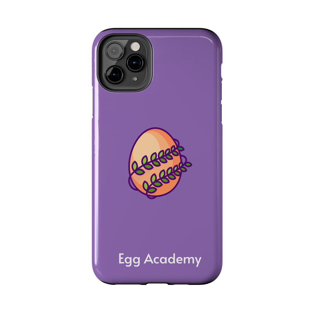 Egg Academy Tough Phone Case, Durable Phone Cover, Fun Phone Accessory, Unique Gift Idea, Cute Tech Gear