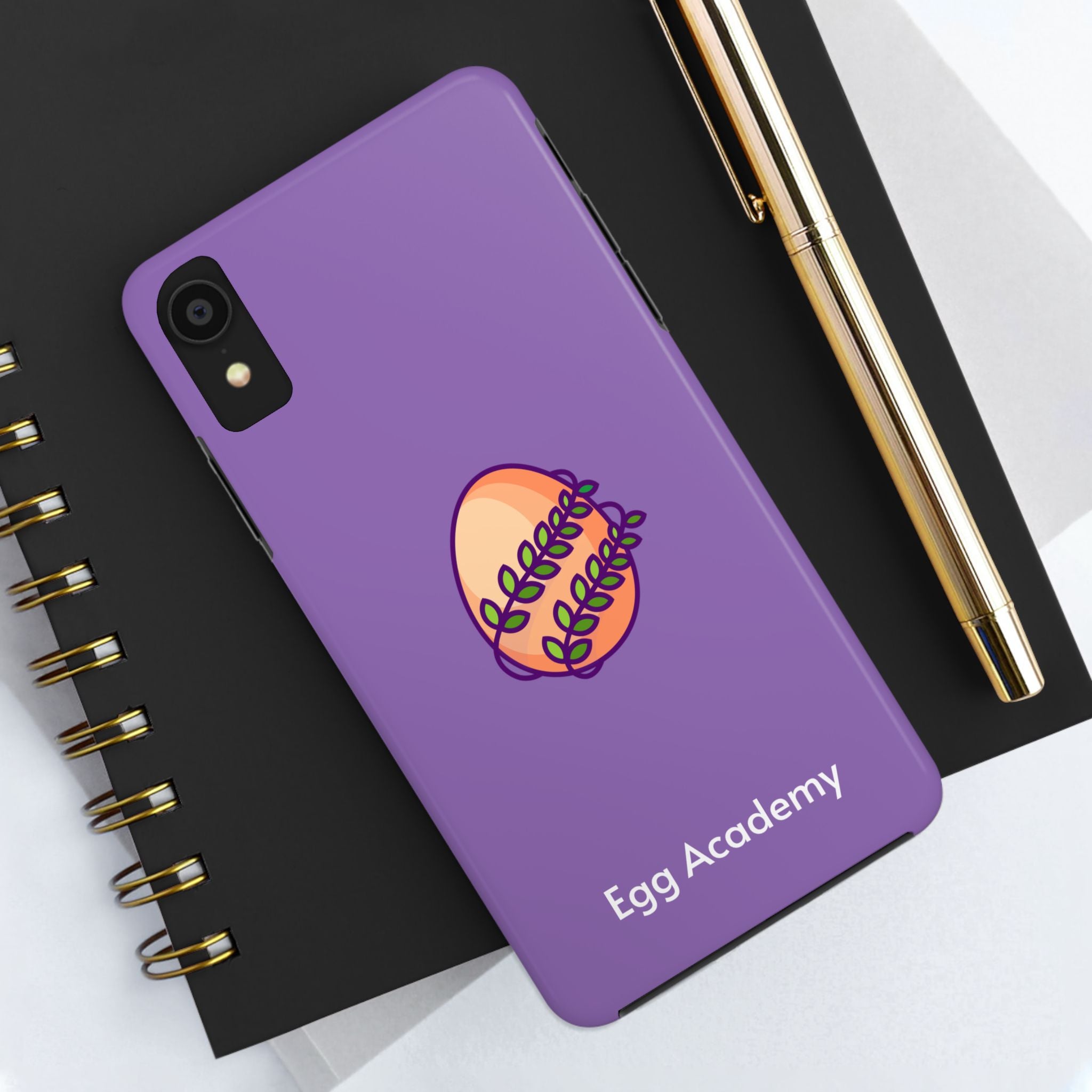 Egg Academy Tough Phone Case, Durable Phone Cover, Fun Phone Accessory, Unique Gift Idea, Cute Tech Gear