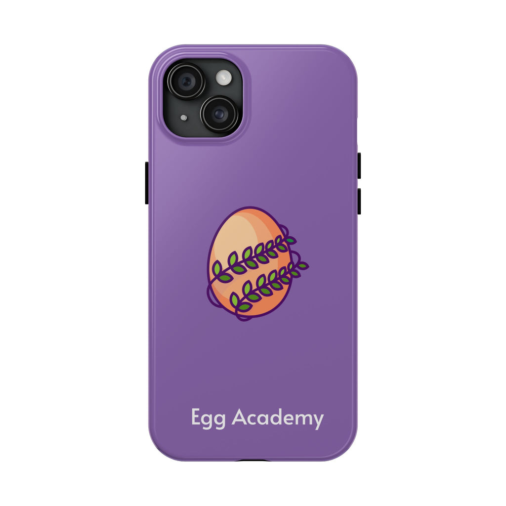 Egg Academy Tough Phone Case, Durable Phone Cover, Fun Phone Accessory, Unique Gift Idea, Cute Tech Gear