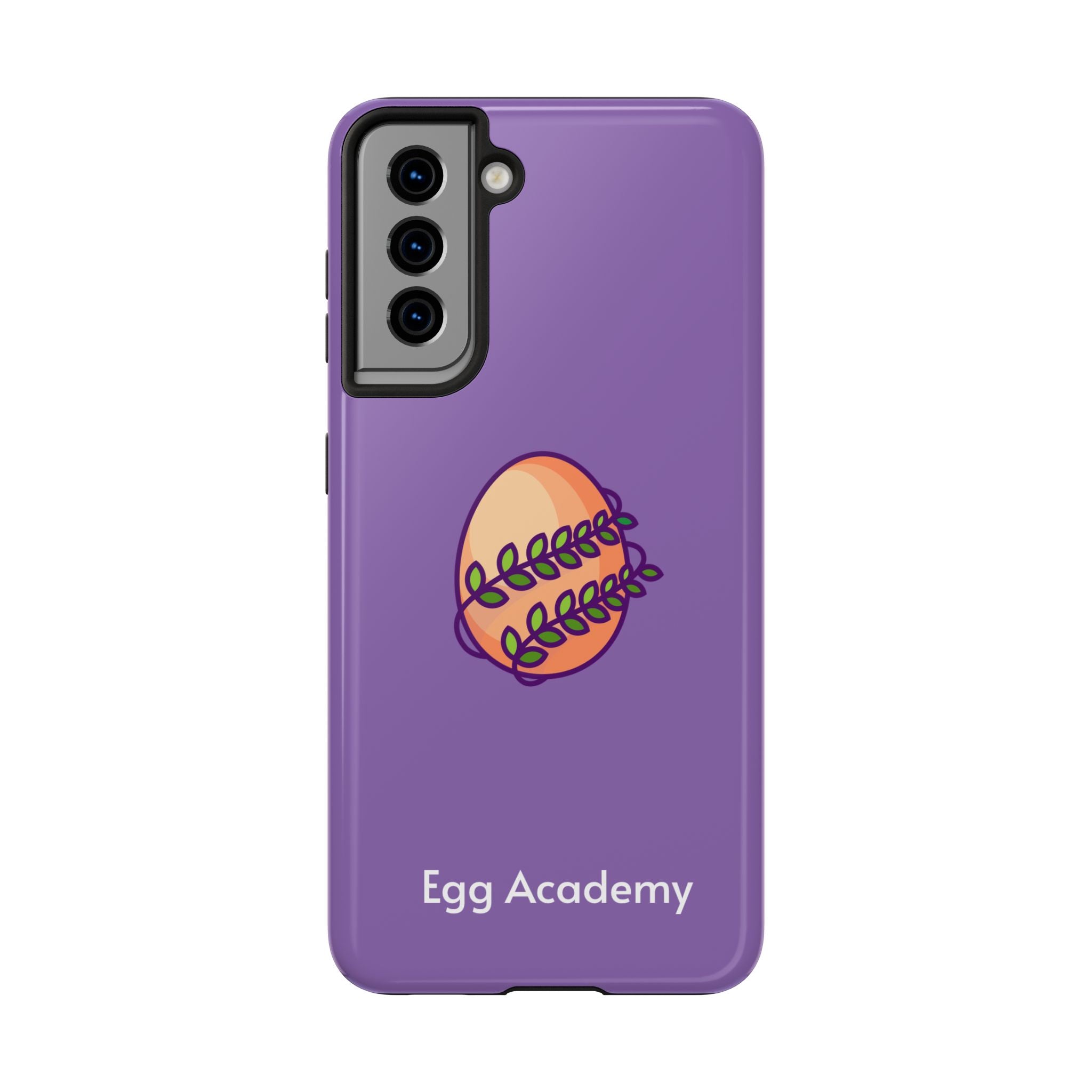 Egg Academy Tough Phone Case, Durable Phone Cover, Fun Phone Accessory, Unique Gift Idea, Cute Tech Gear