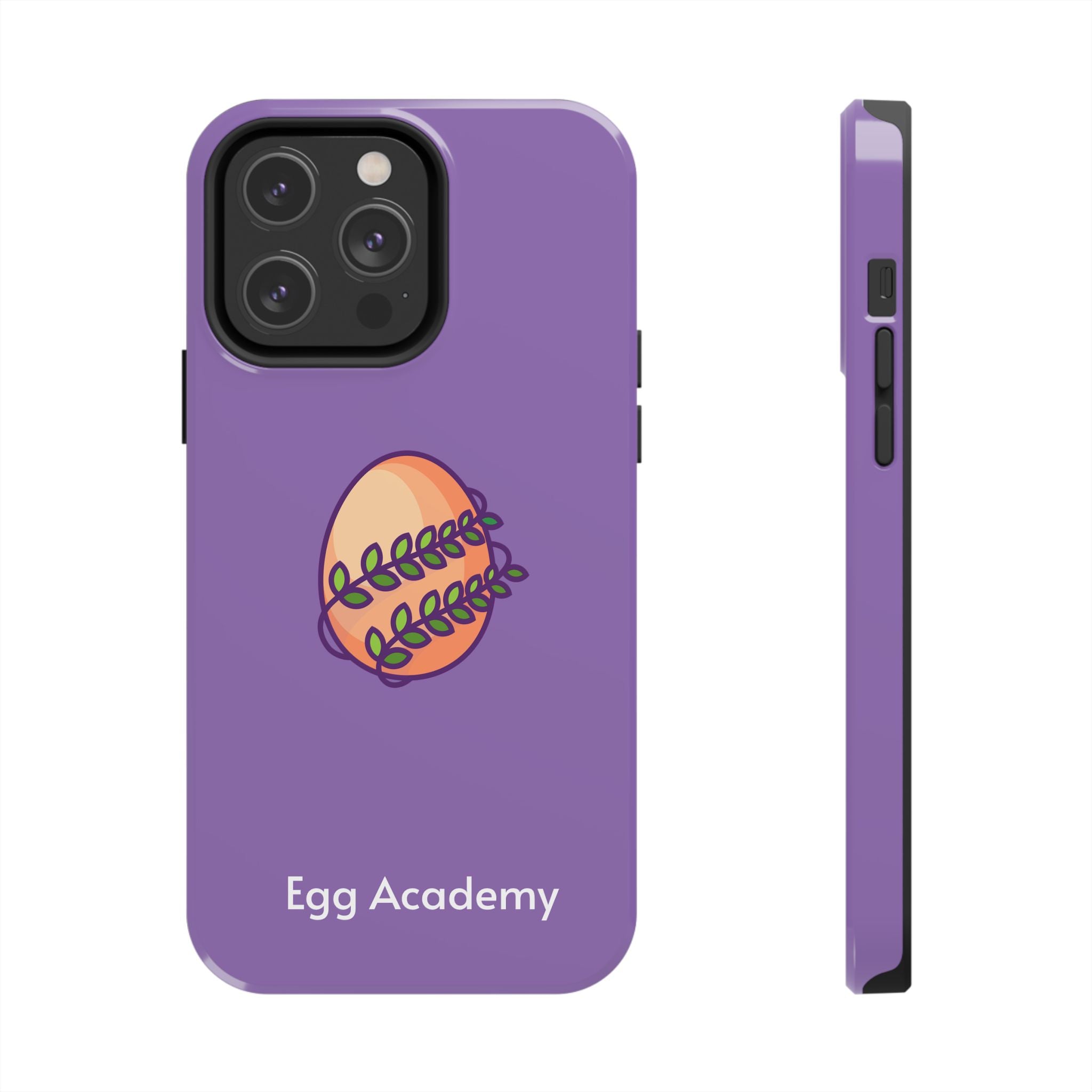 Egg Academy Tough Phone Case, Durable Phone Cover, Fun Phone Accessory, Unique Gift Idea, Cute Tech Gear