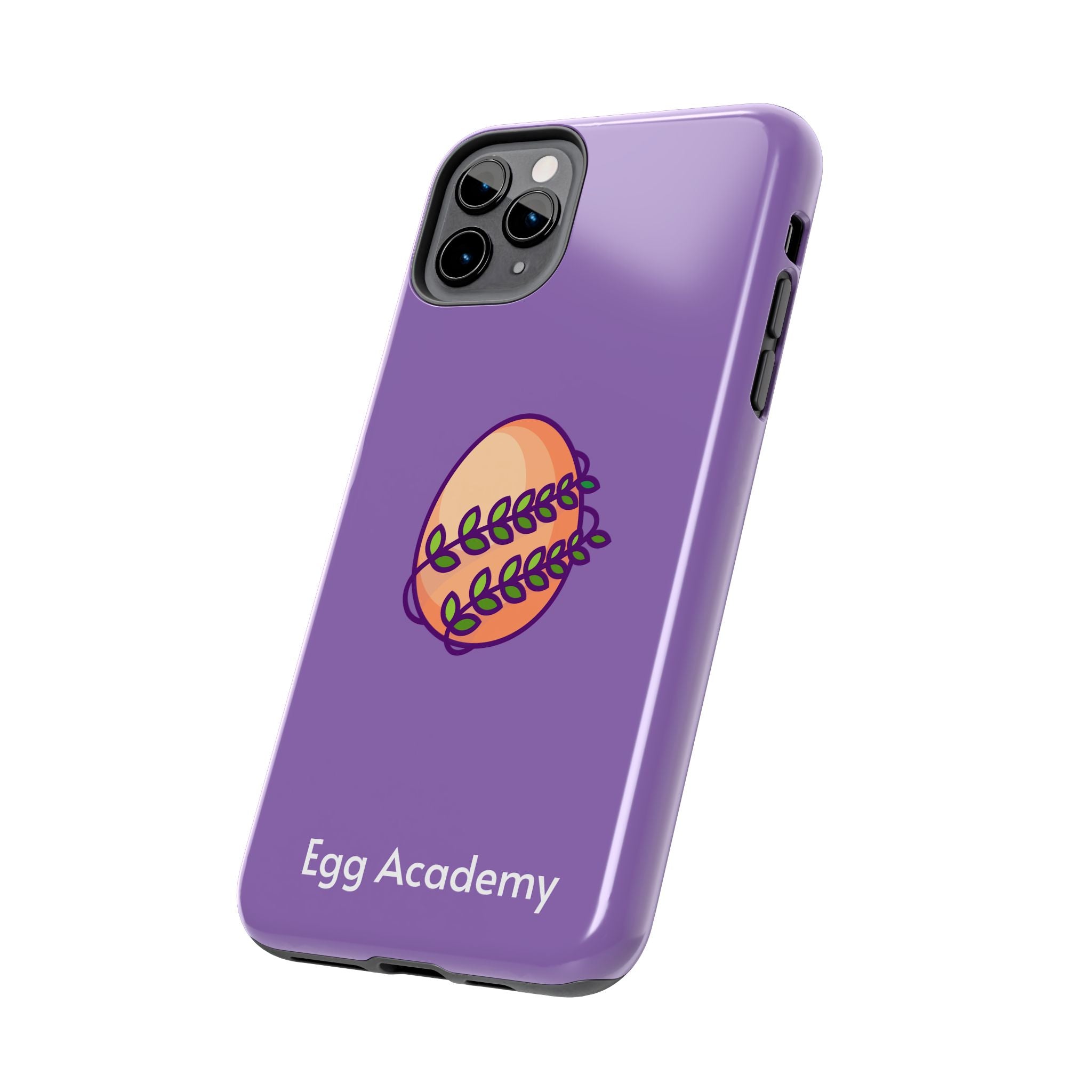 Egg Academy Tough Phone Case, Durable Phone Cover, Fun Phone Accessory, Unique Gift Idea, Cute Tech Gear