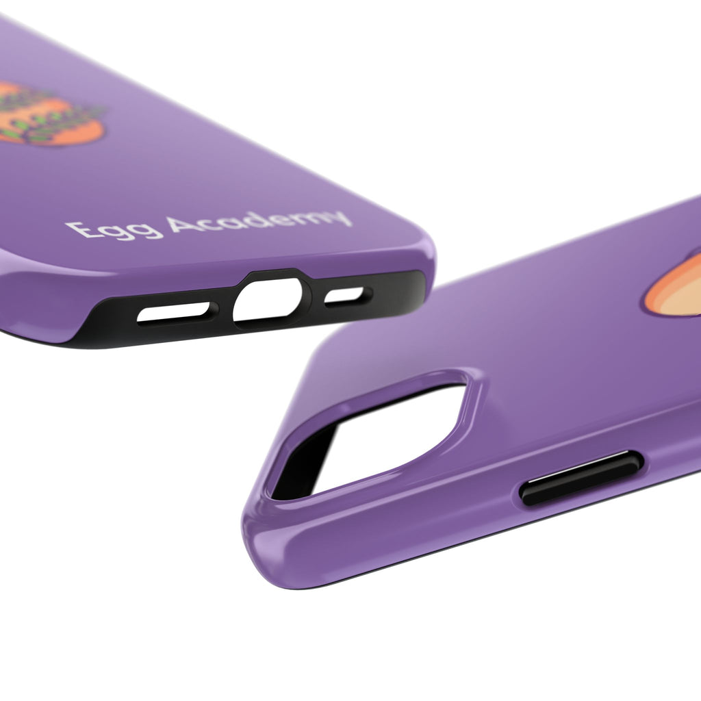Egg Academy Tough Phone Case, Durable Phone Cover, Fun Phone Accessory, Unique Gift Idea, Cute Tech Gear