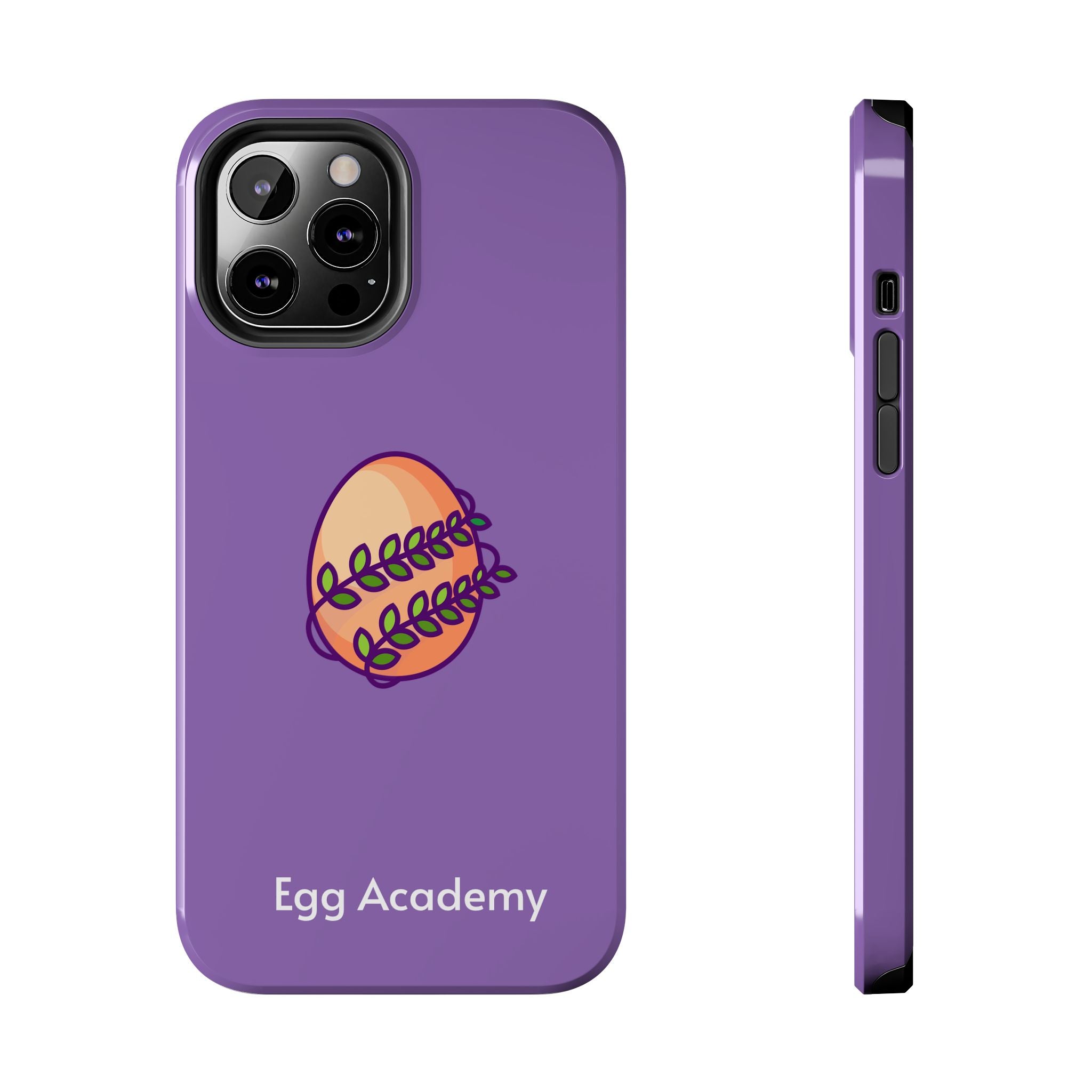 Egg Academy Tough Phone Case, Durable Phone Cover, Fun Phone Accessory, Unique Gift Idea, Cute Tech Gear
