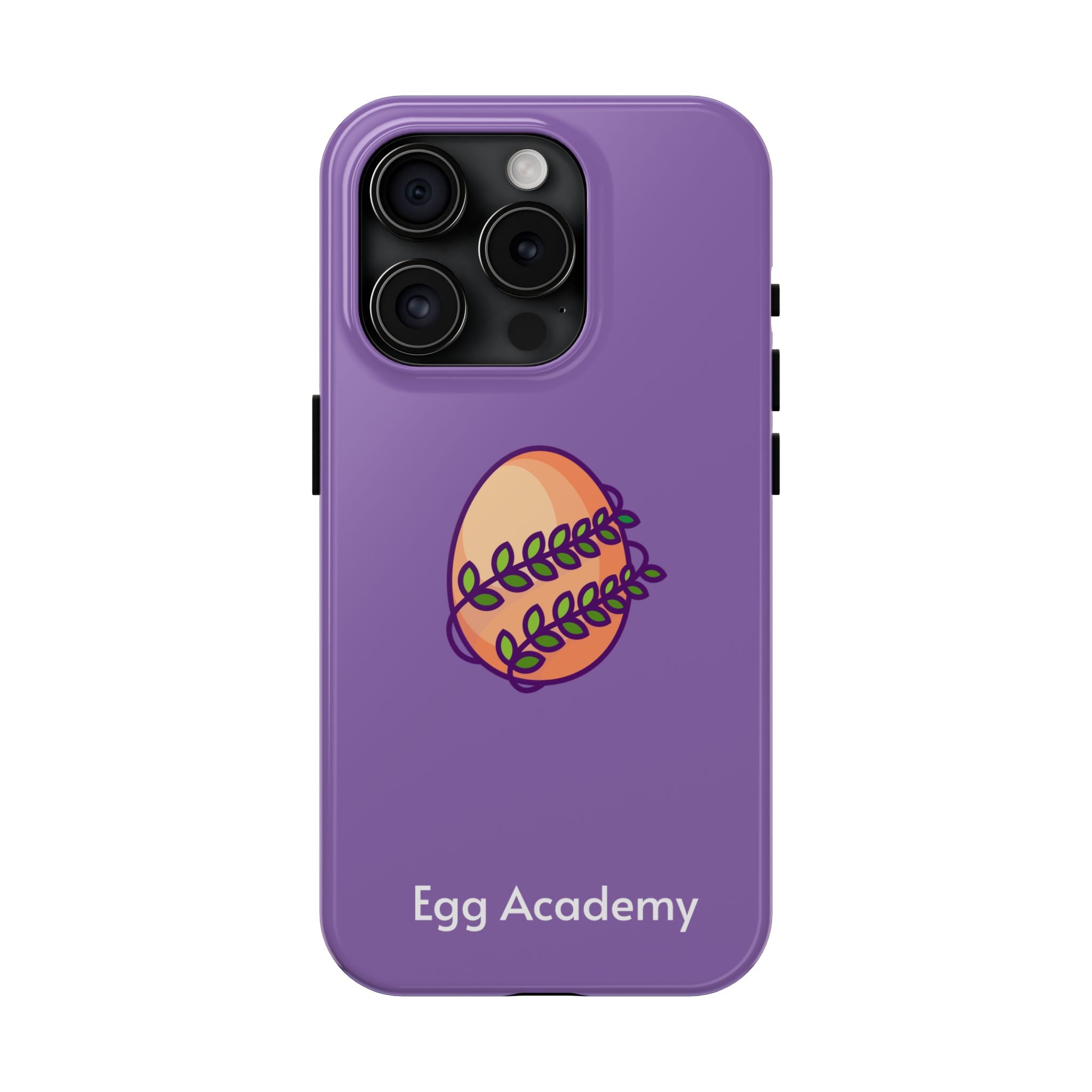Egg Academy Tough Phone Case, Durable Phone Cover, Fun Phone Accessory, Unique Gift Idea, Cute Tech Gear