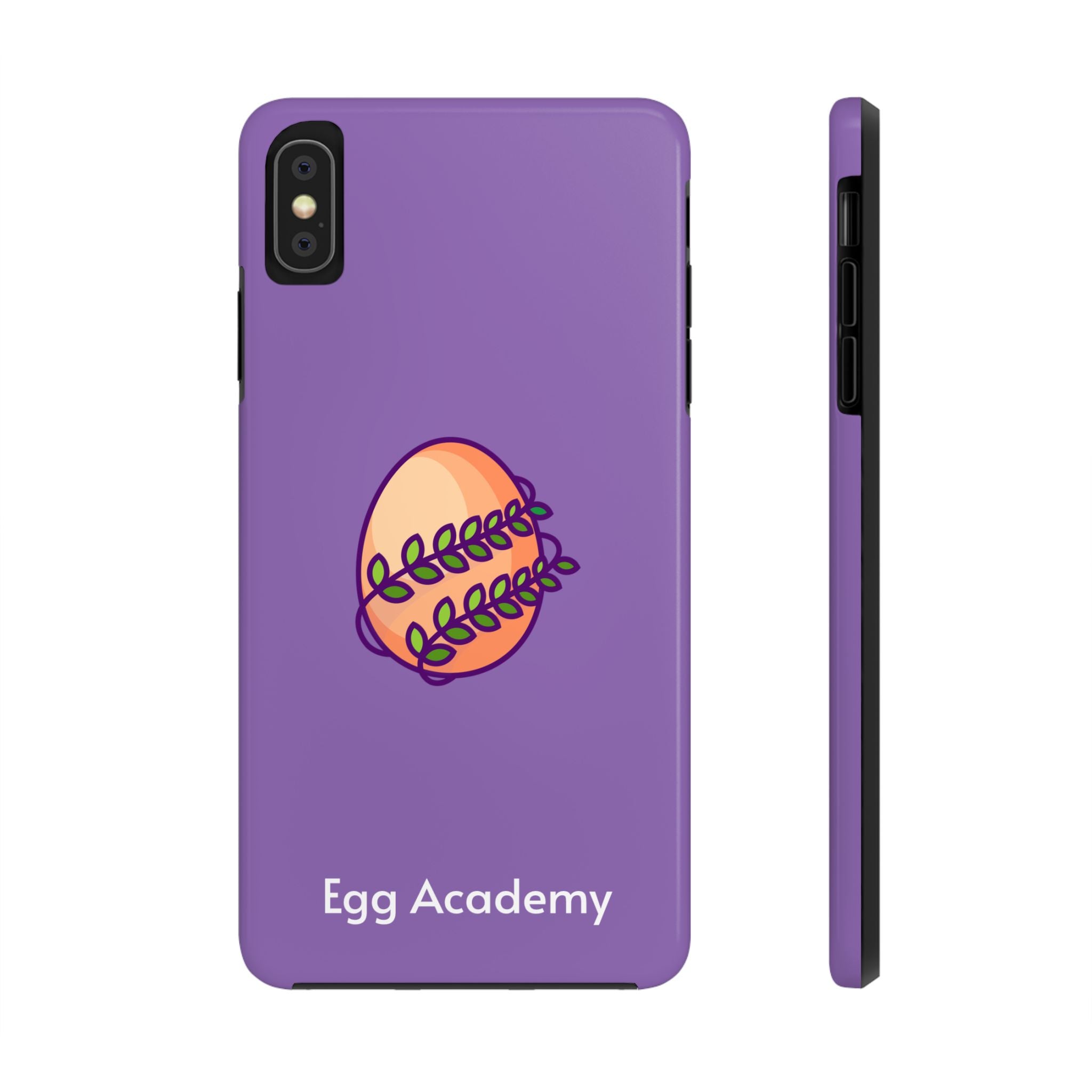 Egg Academy Tough Phone Case, Durable Phone Cover, Fun Phone Accessory, Unique Gift Idea, Cute Tech Gear