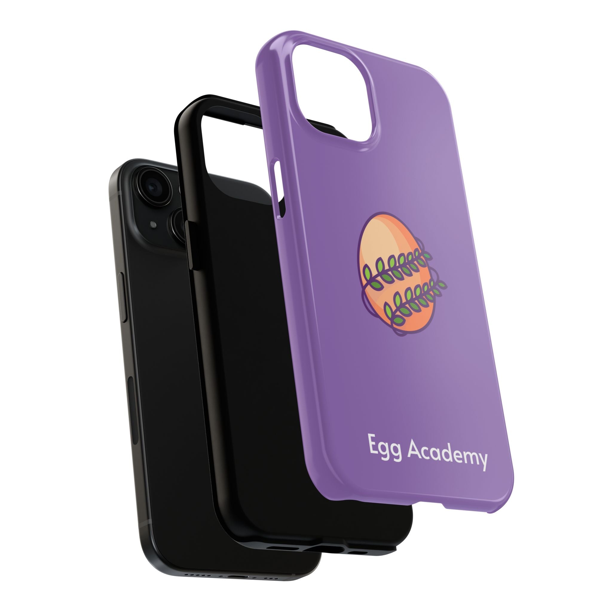 Egg Academy Tough Phone Case, Durable Phone Cover, Fun Phone Accessory, Unique Gift Idea, Cute Tech Gear