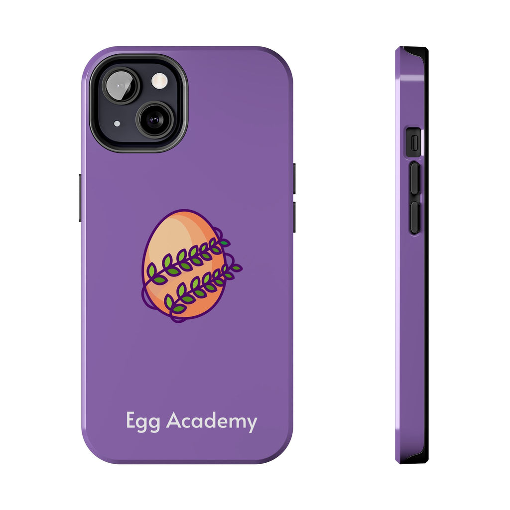 Egg Academy Tough Phone Case, Durable Phone Cover, Fun Phone Accessory, Unique Gift Idea, Cute Tech Gear