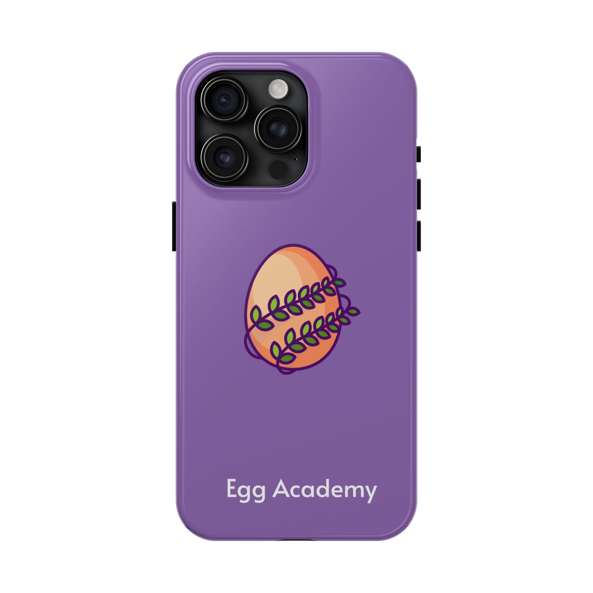 Egg Academy Tough Phone Case, Durable Phone Cover, Fun Phone Accessory, Unique Gift Idea, Cute Tech Gear