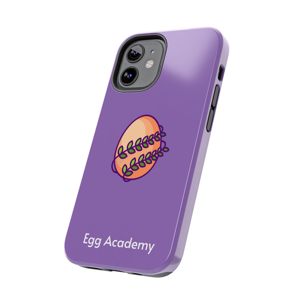 Egg Academy Tough Phone Case, Durable Phone Cover, Fun Phone Accessory, Unique Gift Idea, Cute Tech Gear