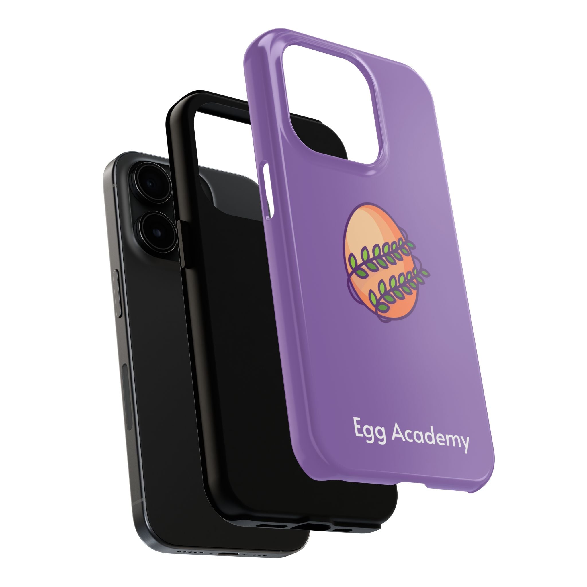 Egg Academy Tough Phone Case, Durable Phone Cover, Fun Phone Accessory, Unique Gift Idea, Cute Tech Gear