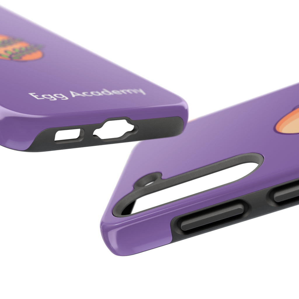 Egg Academy Tough Phone Case, Durable Phone Cover, Fun Phone Accessory, Unique Gift Idea, Cute Tech Gear