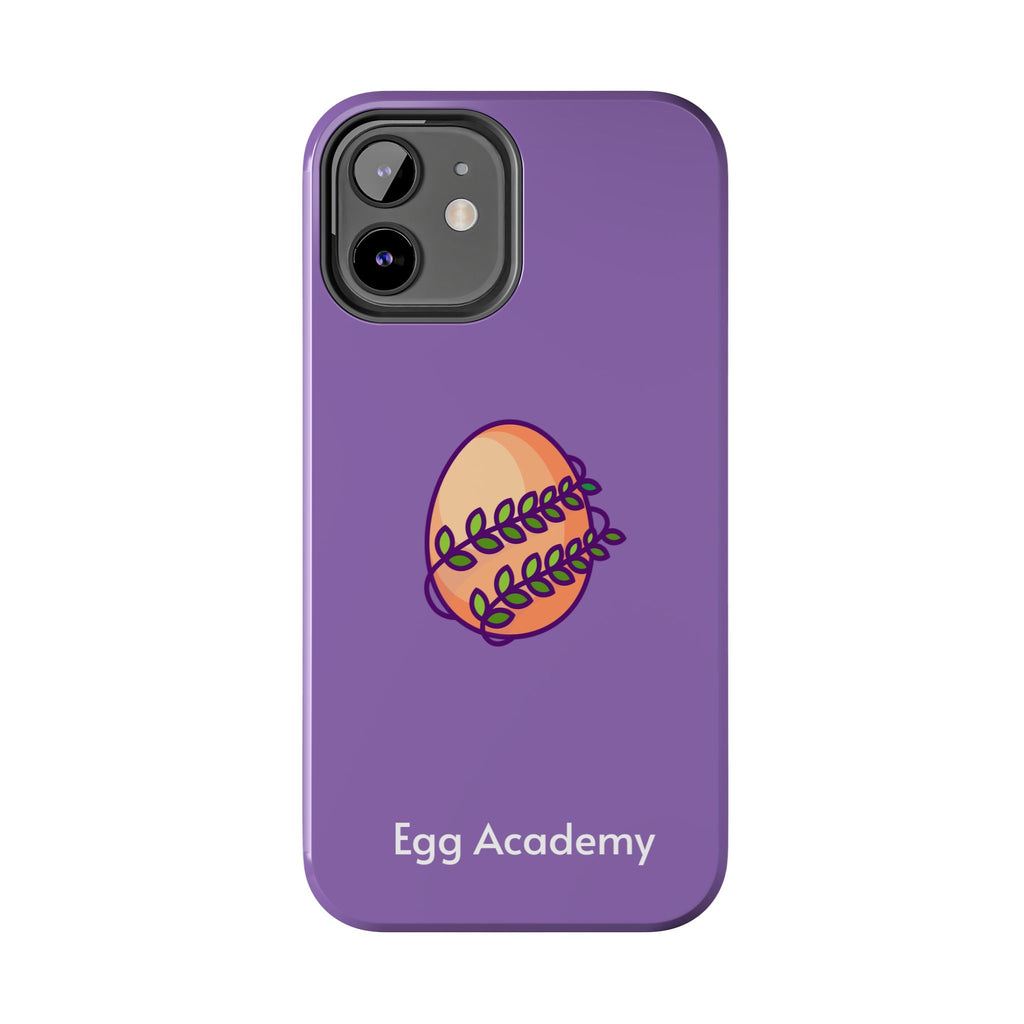 Egg Academy Tough Phone Case, Durable Phone Cover, Fun Phone Accessory, Unique Gift Idea, Cute Tech Gear