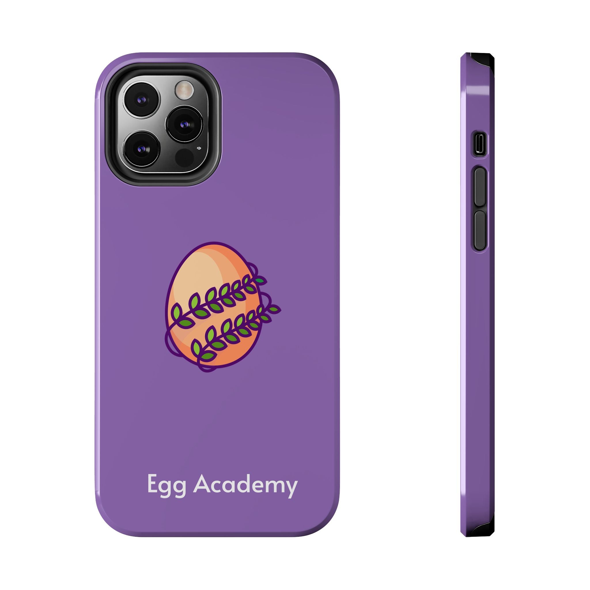 Egg Academy Tough Phone Case, Durable Phone Cover, Fun Phone Accessory, Unique Gift Idea, Cute Tech Gear