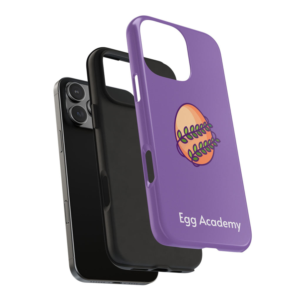 Egg Academy Tough Phone Case, Durable Phone Cover, Fun Phone Accessory, Unique Gift Idea, Cute Tech Gear