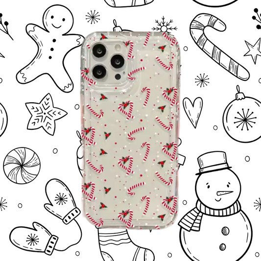 Clear iPhone Christmas Case