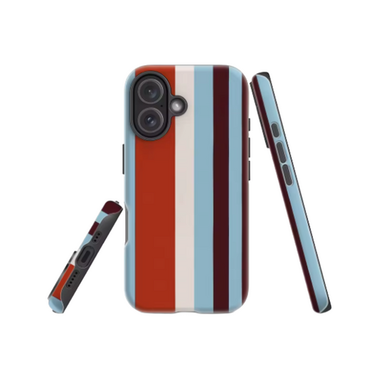 Colorful Vertical Stripes IPhone17 Must-Haves Phone Case for IPhone 17 16 15 14 13 12 Pro Max Plus Double-layer Back Cover