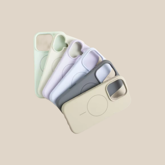 Pastel Colour Liquid Silicone Magsafe Phone Case for iPhone