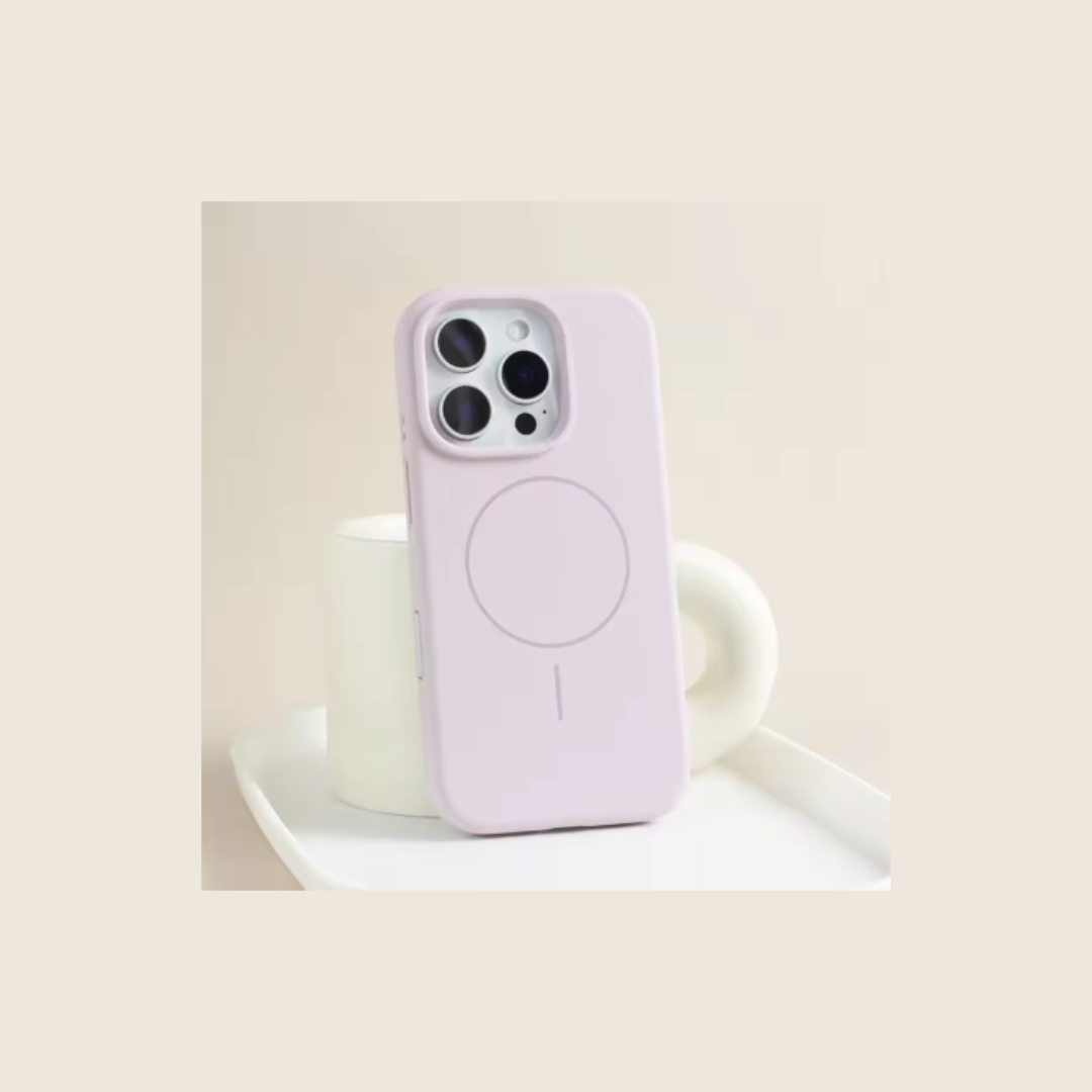 Pastel Colour Liquid Silicone Magsafe Phone Case for iPhone
