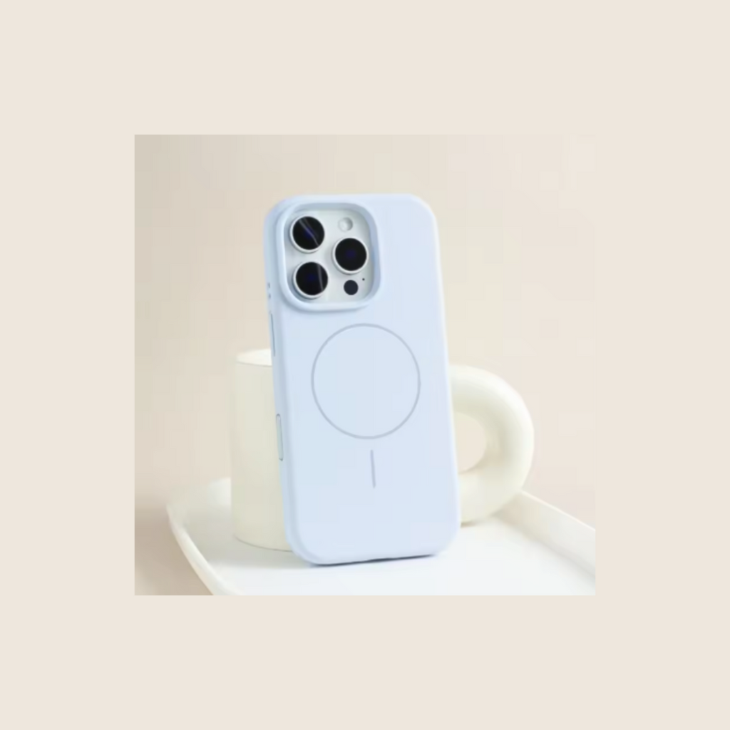 Pastel Colour Liquid Silicone Magsafe Phone Case for iPhone