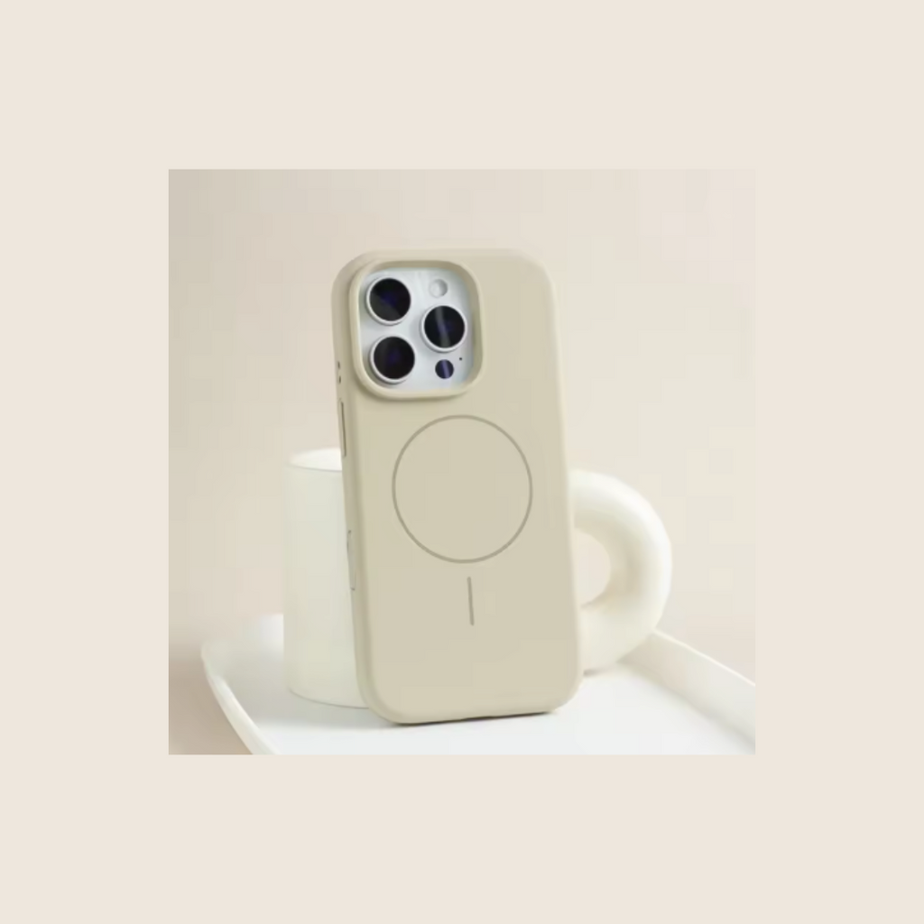 Pastel Colour Liquid Silicone Magsafe Phone Case for iPhone