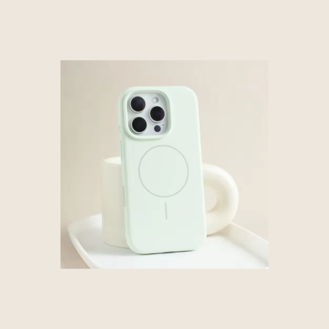 Pastel Colour Liquid Silicone Magsafe Phone Case for iPhone