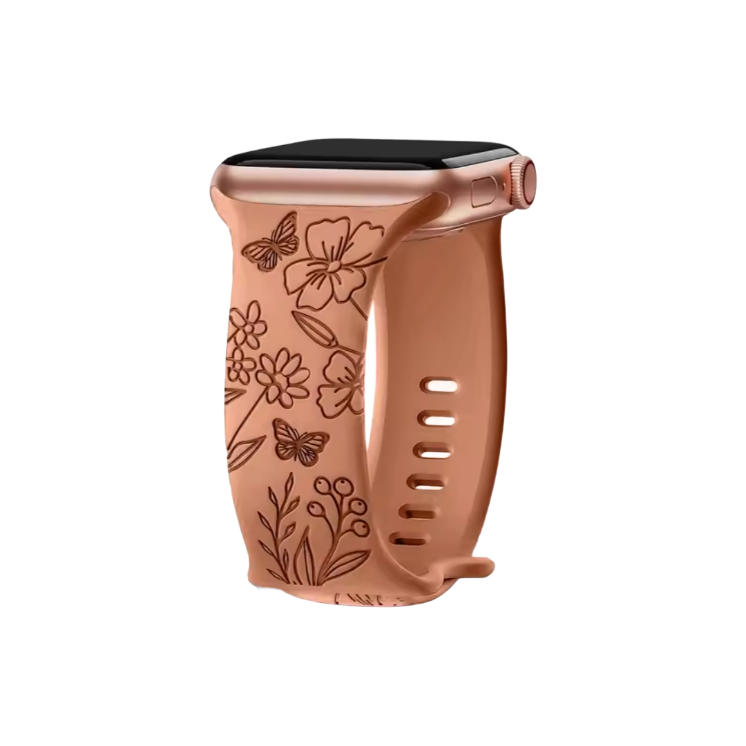 Engraved apple watch band