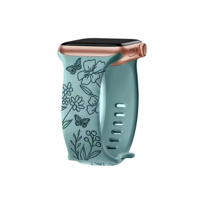 Engraved apple watch band