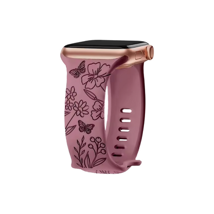 Engraved apple watch band