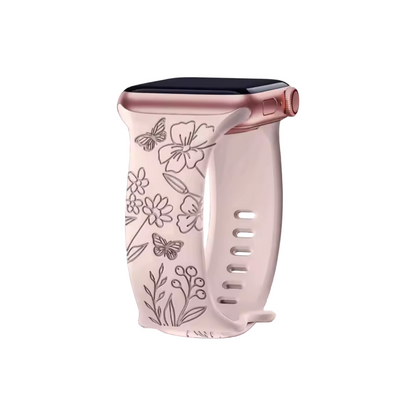 Engraved apple watch band